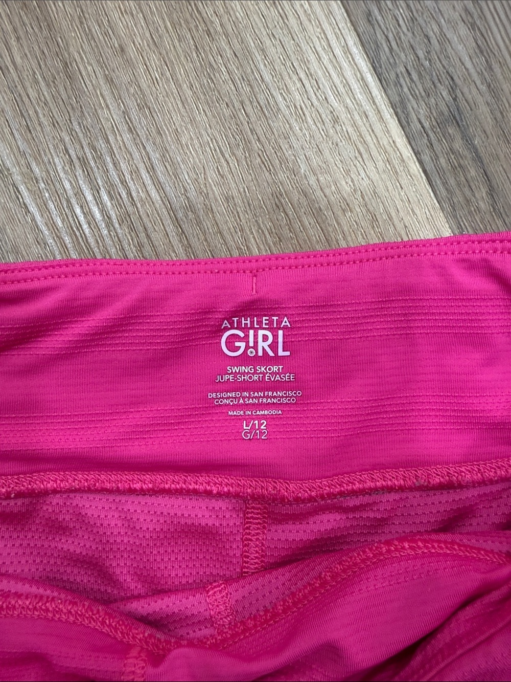 Athleta Girls Skorts Shorts Sports Bra Bundle Pink Blue Athletic Size Large 12 - Picture 5 of 10